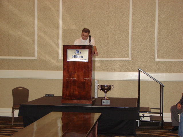 silver cup presentation